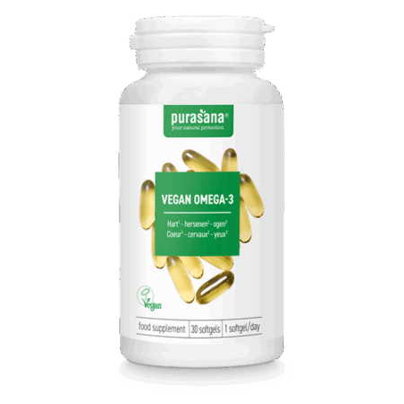 Vegan omega-3 softgels